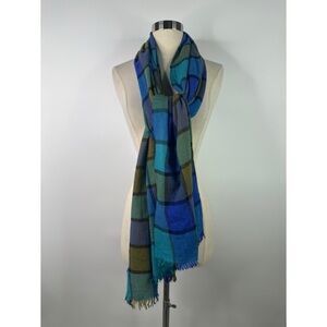 L. L. Bean wool blend Plaid Scarf